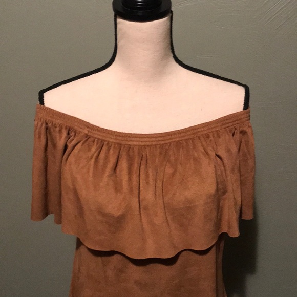 Faux Suede off the shoulder dress by Chico’s - Picture 6 of 8